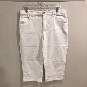 Merona White Capri Pants, Size 12